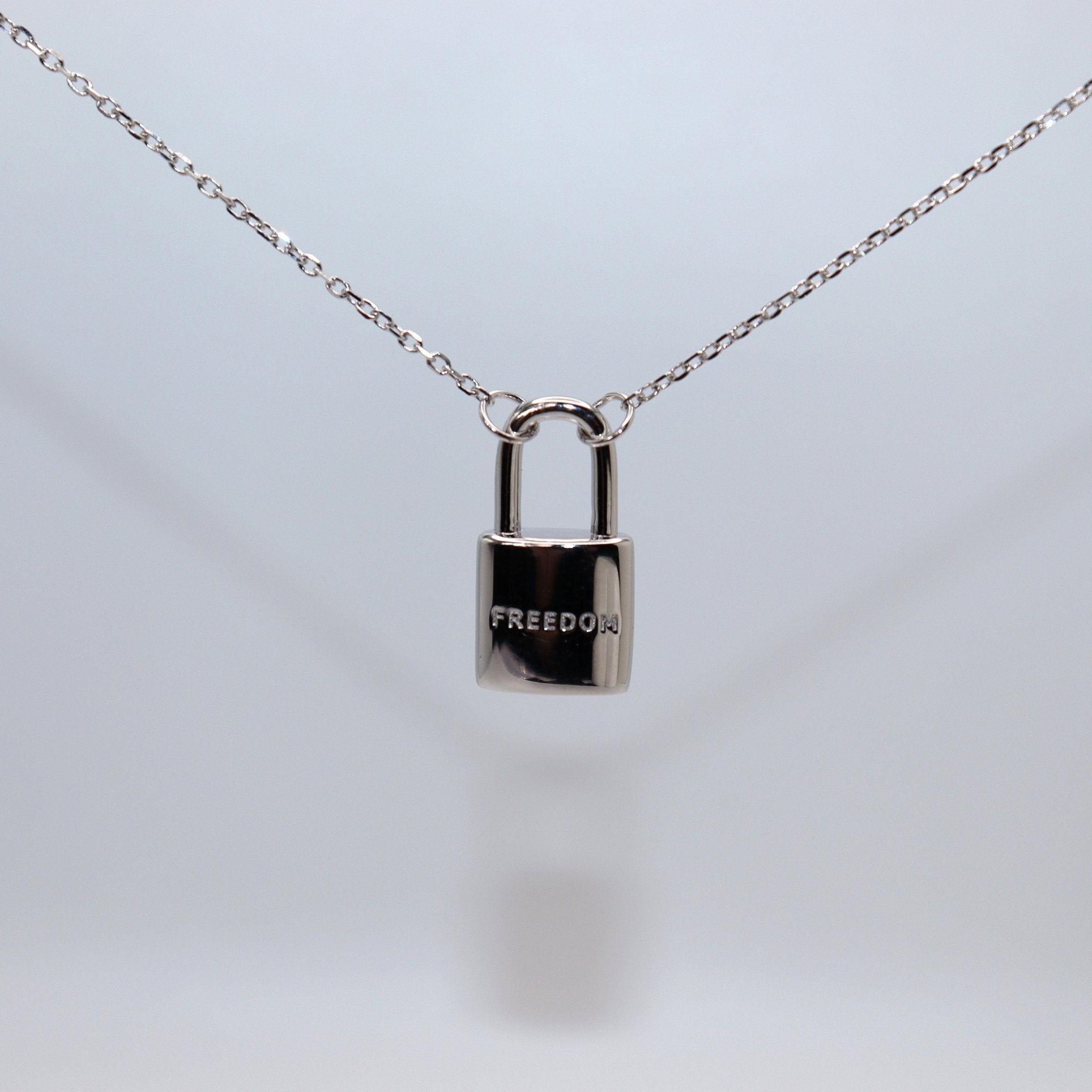 Freedom Mini Lock (925 Sterling Silver) - ORANJONecklace