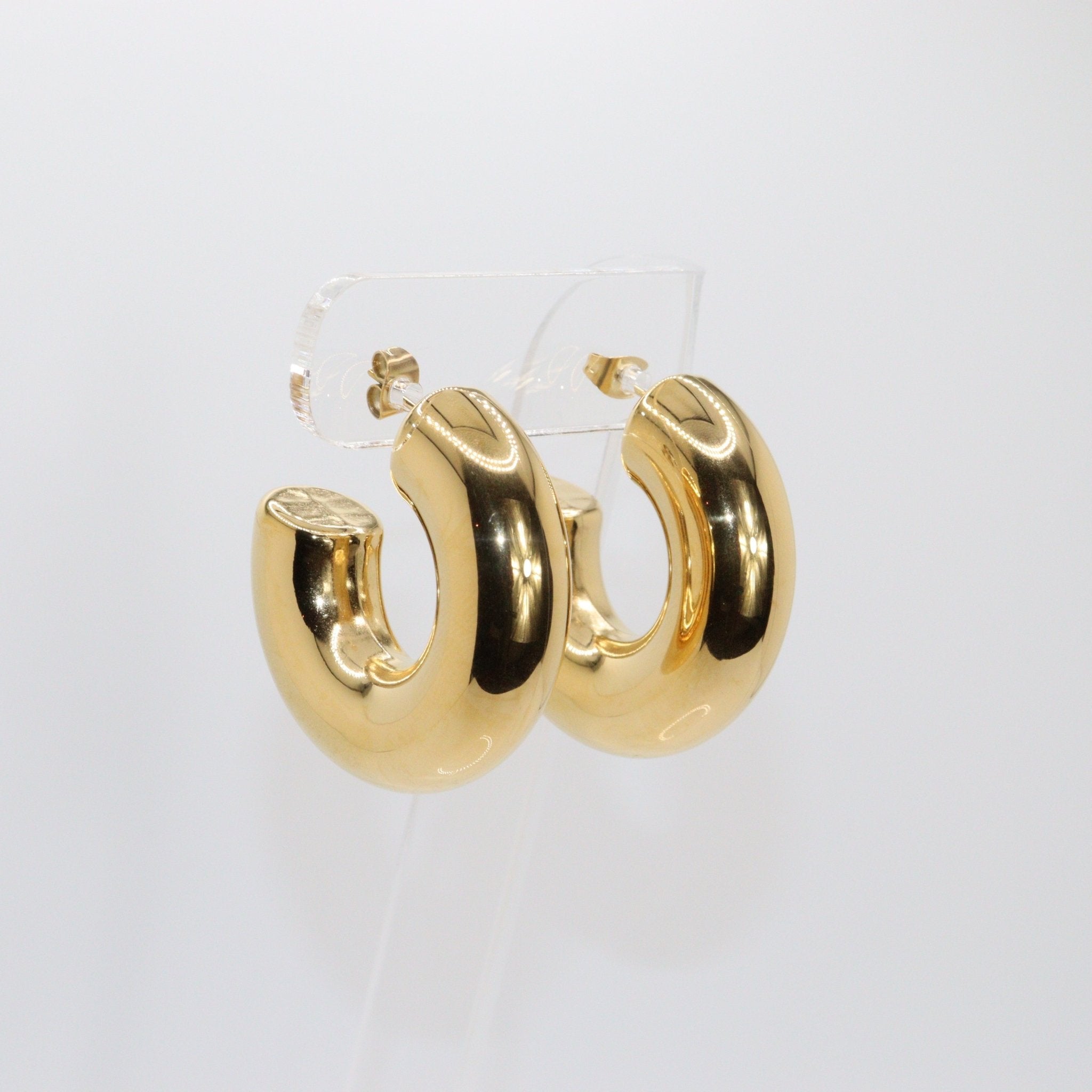 Lina Hoops - Gold - ORANJOEarrings