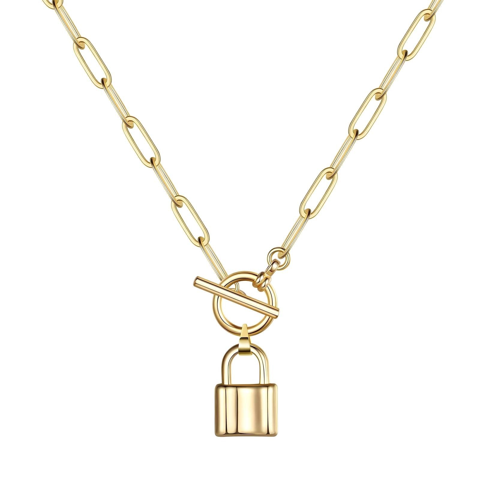 Lock Necklace - ORANJONecklace