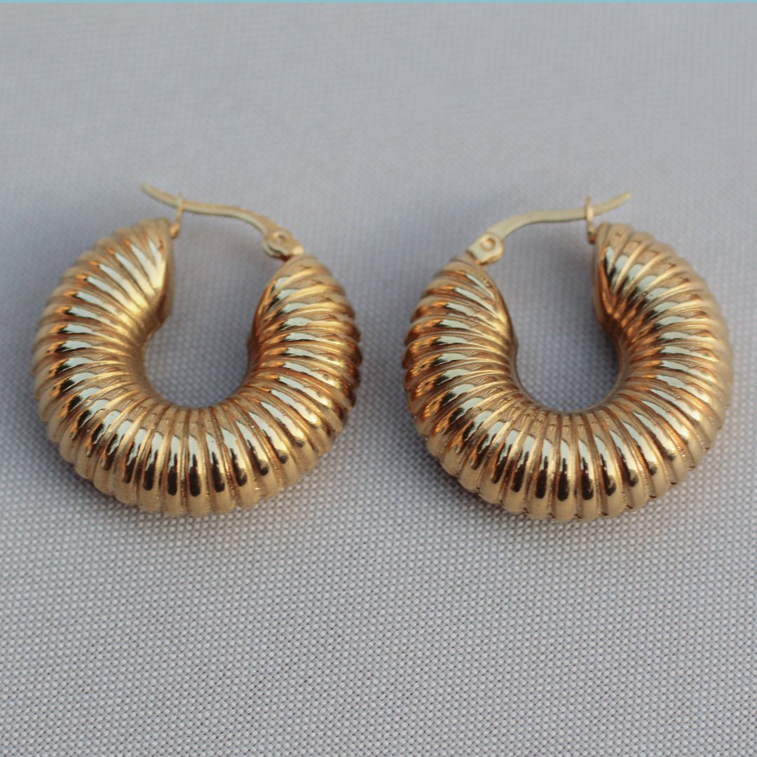 The Chunky Hoops - ORANJOEarrings