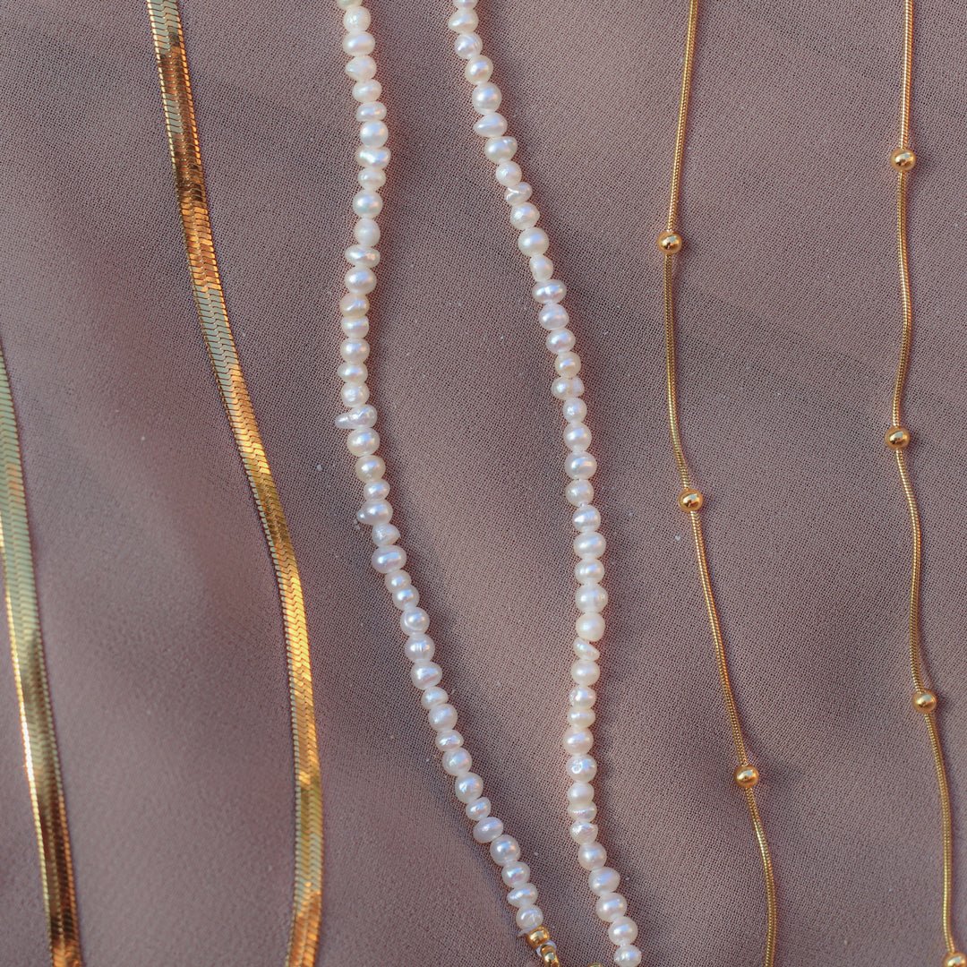 Timeless Pearls choker Necklace - ORANJONecklace